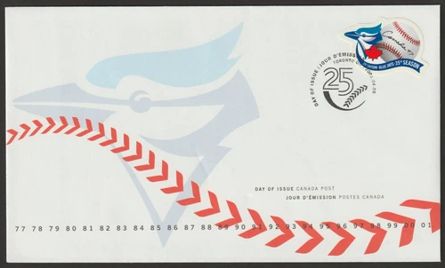 Canada #1901i, Toronto Blue Jays, Official First Day Cover, FDC 2001