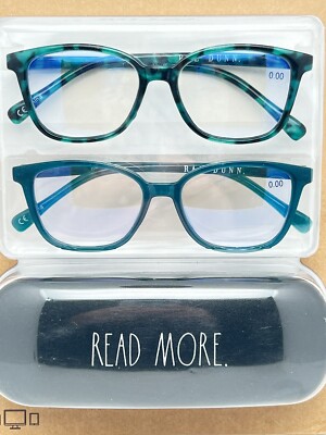 RAE DUNN “READ MORE” BLUE LIGHT BLOCKING READING GLASSES (2  display picture 1