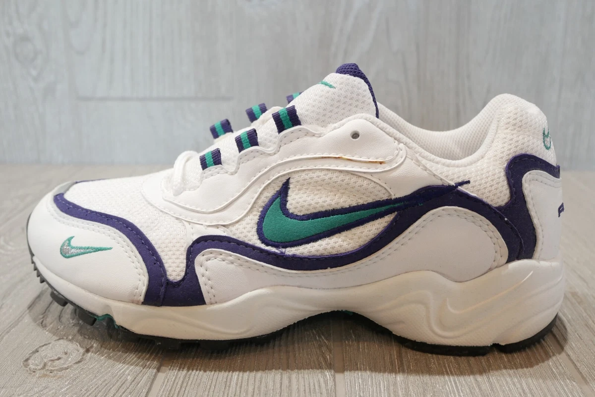 Rare Vintage Nike III (1995) White Teal Womens Shoes Size 8 OSS eBay