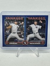 2024 Topps Update Royal Blue Clayton Andrews/Josh Maciejewski RC Yankees