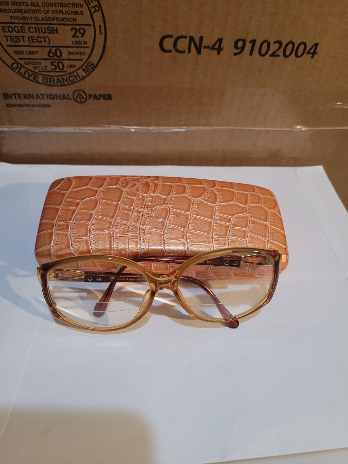 Vintage CHRISTIAN DIOR Ladies CD LOGO Eye Glasses Frame CD2709   MADE IN AUSTRIA image 8