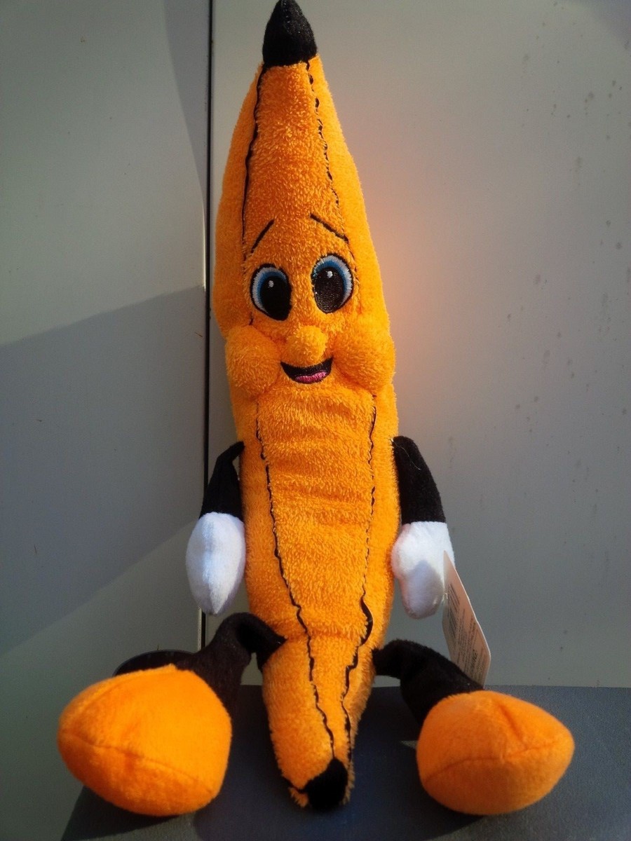 SMILEY FACE ORANGE BANANA PLUSH WITH HANDS AND FEET 14 INCHES | eBay