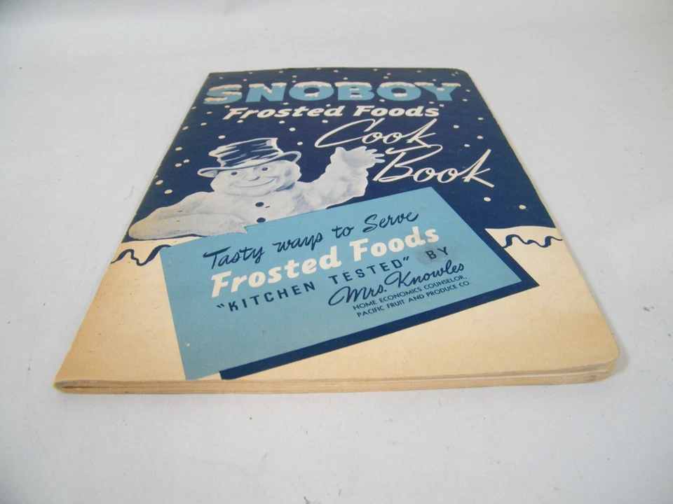 1939 & 1940 SNOBOY FROSTED FOODS COOKBOOK PACIFIC FRUIT & PRODUCE CO. - Image 4 of 4