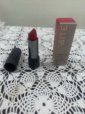 NIB New BITE Beauty POWER MOVE Soft Matte Lipstick HOT TOMATO Full Size 0.14 oz