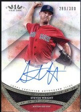 Steven Wright Card 2017 Topps Tier One Prime Performers Autographs #PPASWR 