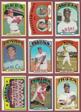1972 Topps Baseball (264-394) * You Pick * Conditions Listed