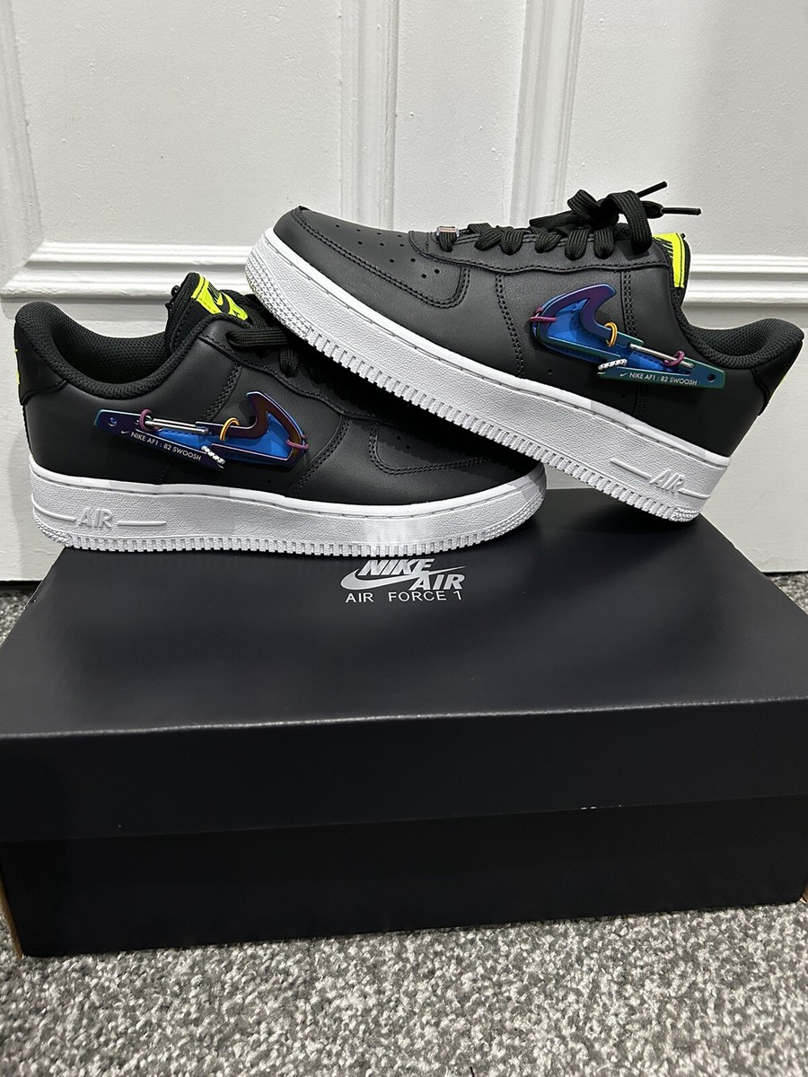 Nike Air Force 1 '07 Premium Carabiner Dark Smoke Grey Size UK 5.5