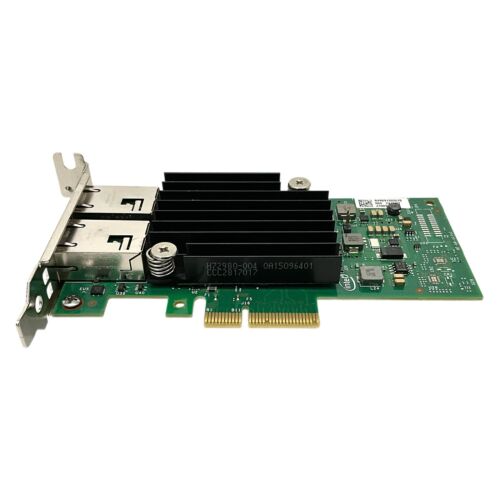 10GB RJ45 Dual Port X550-T2 Intel OEM NIC Converge Ethernet Card Low Bracket - Picture 3 of 8