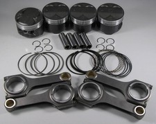 Jdm Nippon Racing H22a4 Type S Pistons Rings Scat H-beam Rods Sh Si Prelude 87mm
