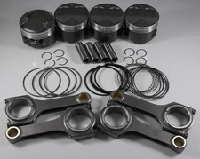JDM NIPPON RACING H22A4 TYPE S PISTONS RINGS SCAT H-BEAM RODS SH SI PRELUDE 87mm