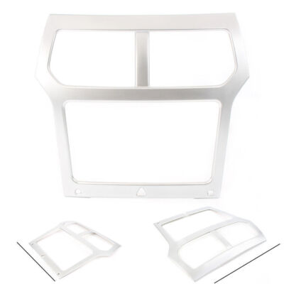 1x Innenkonsolen-Navigationsrahmenabdeckung für Ford Explorer 2011-2014 12