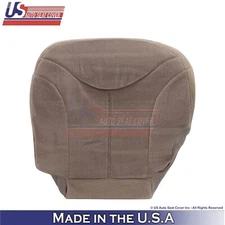 1999-2002 For GMC Sierra Cloth Driver Bottom Replacement Seat Cover Medium Oak