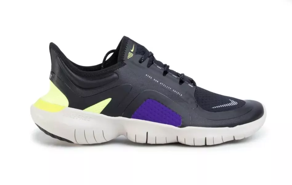 BV1223 001 Nike Free Run 5.0 Shield Mens Trainers Sneakers Black