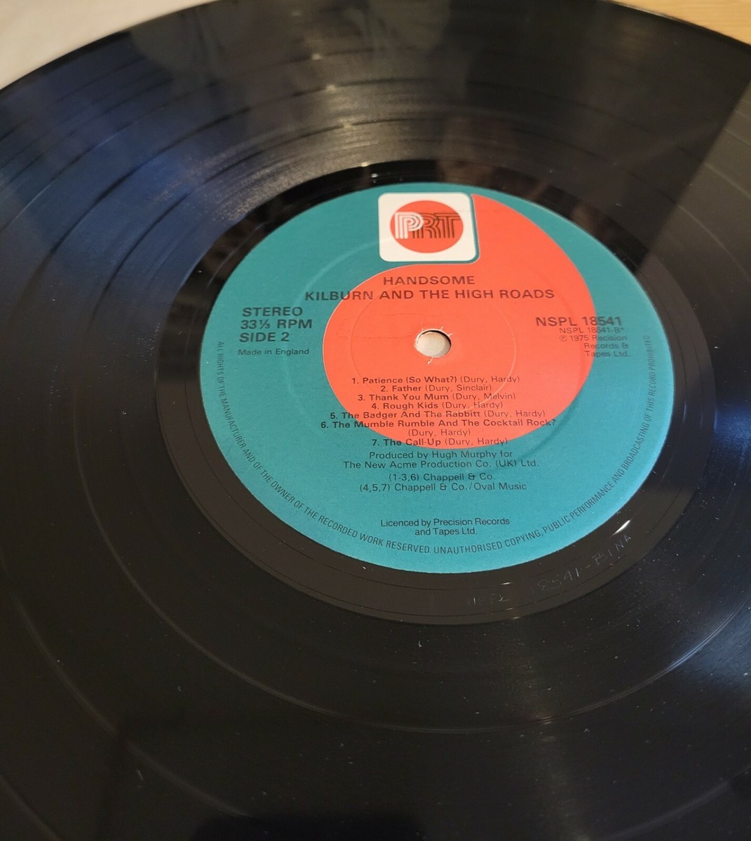 Kilburn and The High-Roads UK Pressing LP 1977 PYE Records Ian