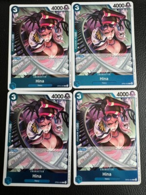 Hina OP05-050 R Holo One Piece Awakening Of The New Era Englisch Playset X4