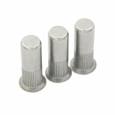 100x Stainless Knurled Countersunk Cylinder Close End Rivet Nuts M3/M4/M5/M6/M8