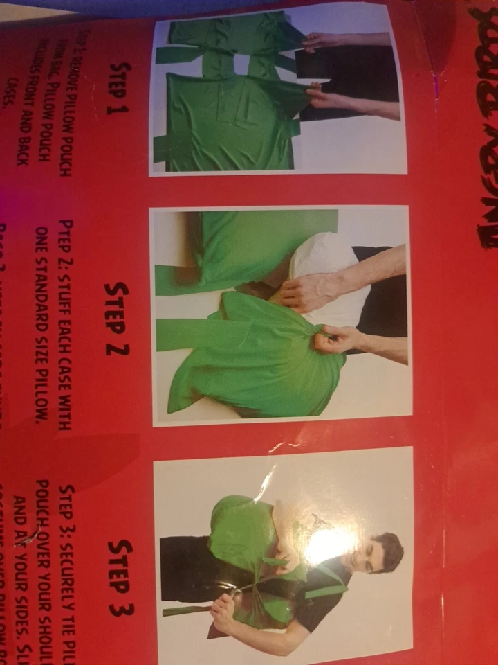 Rey Cerdo Verde Pájaros Enojados Videojuego Elegante Disfraz Halloween Adulto Foto 3 de 4