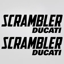 Ducati Scrambler decals tank stickers replacement for motorcycle side