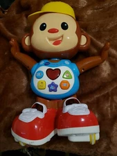 VTech Chase Me Casey Toy Monkey Interactive Toy  Works. See description 