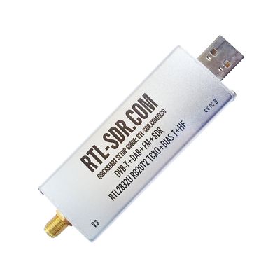 RTL-SDR Blog R820T2 RTL2832U 1PPM TCXO SMA Software Defined Radio (Dongle Only)