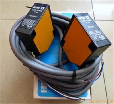 1Pcs Fotek Photo Sensor Led IP65 Thru Beam Sensing Distance 10M A3T-10MX Type gy