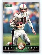 1997 Pro Line Elvis Grbac Kansas City Chiefs #140