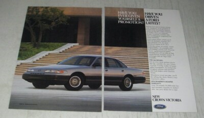 1991 Ford Crown Victoria Ad - Have you ever given yourself a promotion?