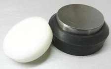 Bench Block 4" Rubber Base 3" Steel & Nylon Jewelry Metal Working Forming Anvil