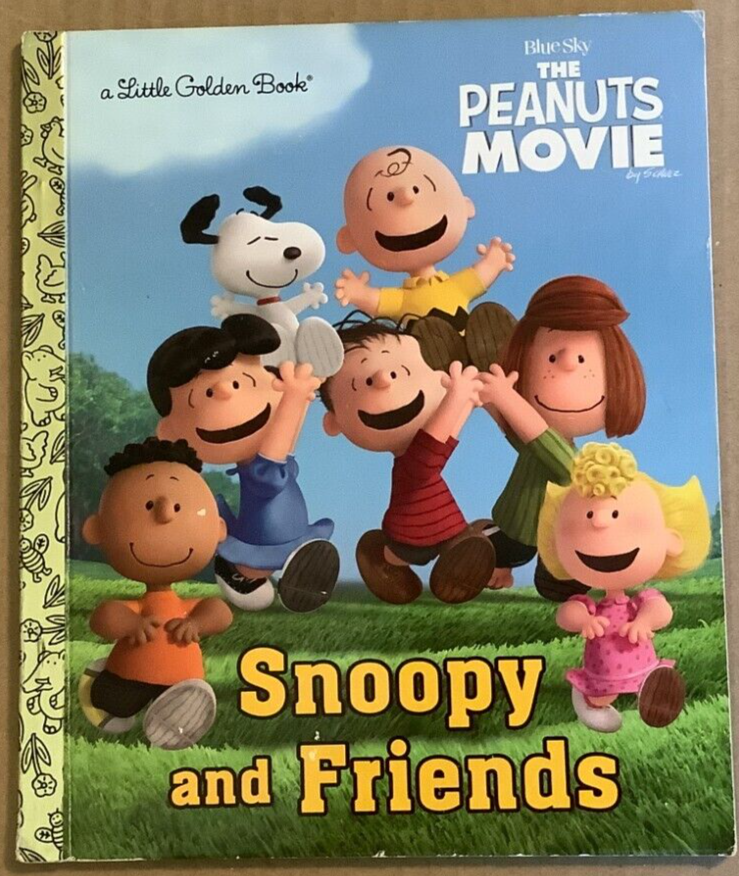 VG 2015 HC Little Golden Book First Edition Snoopy and Friends