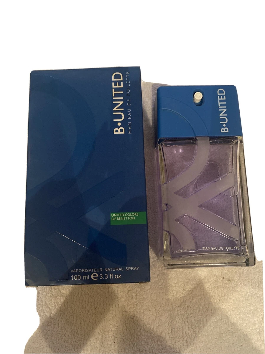 B UNITED BY UNITED COLORS OF BENTTON 3.3 FL.OZ 100 ML EAU DE TOILETTE SPRAY MEN