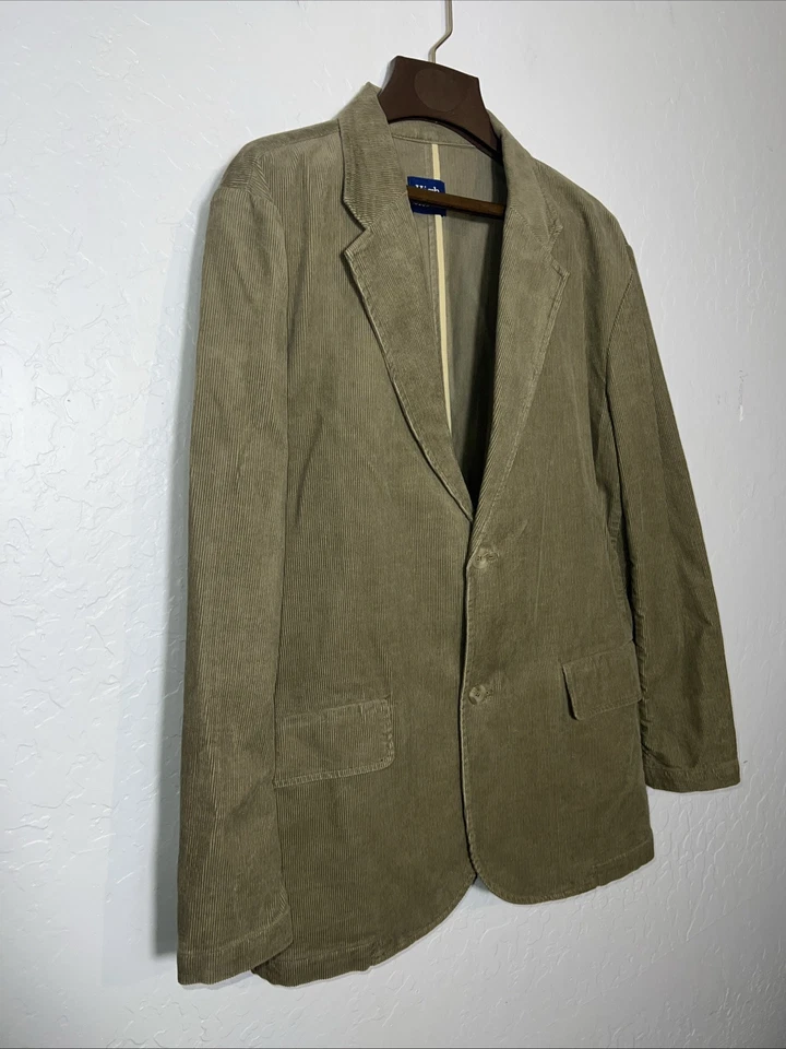 Chaqueta Blazer Vintage High Sierra Pana 2 Botones Hombre MED 38/40. Bronceado oscuro✅ Foto 3 de 4