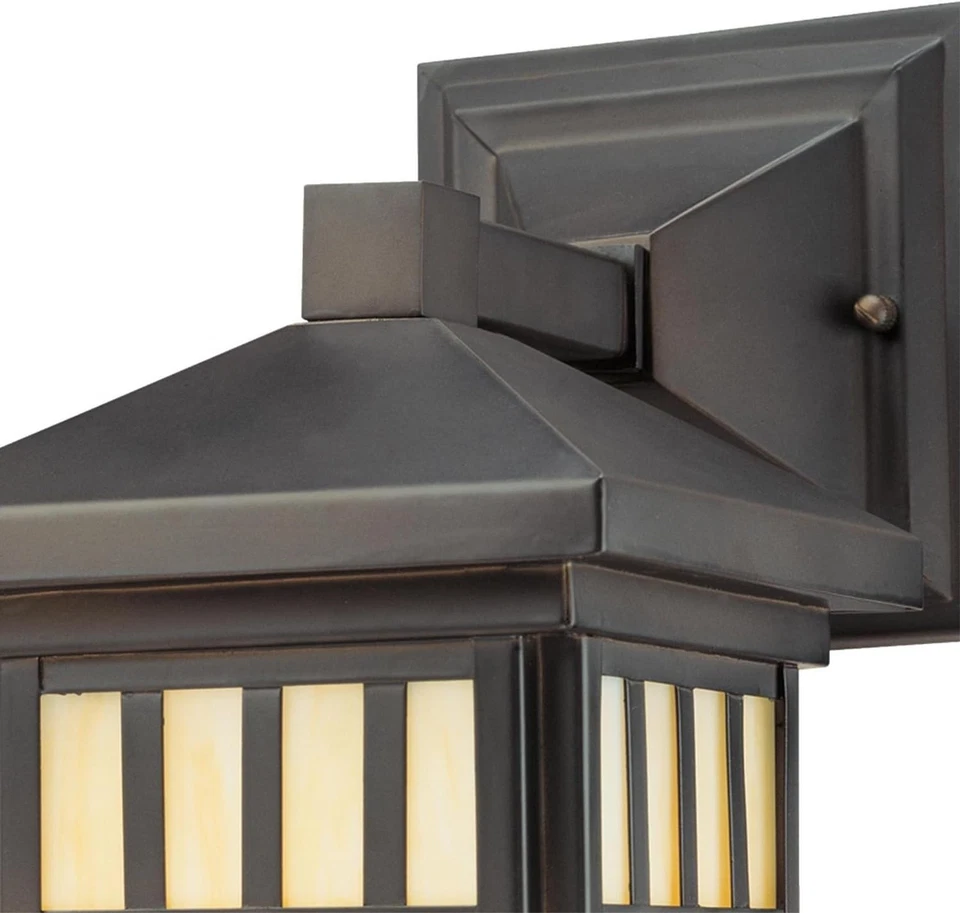 Westinghouse 6732800 Burnham One-Light Wall Lantern on Steel, Honey Art Glass - Image 4 of 4