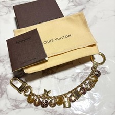 LOUIS VUITTON Flower Portecle Chaine Pastille Key Holder Charm M65386 from Japan