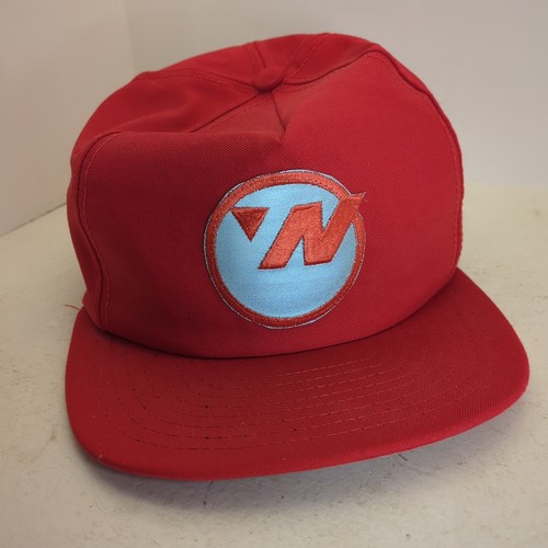 Vintage Northwest Airlines Uniform Snapback Hat Cintas USA Trucker Farmer