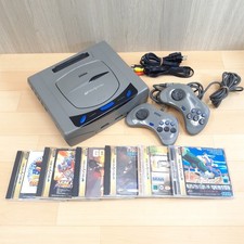SEGA SATURN CONSOLE JAPAN Bundle with 2 Controllers & 6 Games VF2 Sega Rally