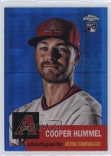 2022 Topps Chrome Platinum Anniversary Blue Prism Refractor Cooper Hummel 07rd
