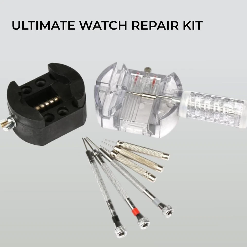 H&S Réparation Montre Outils Professionnel 147pcs Montre Kit Outil de - Photo 4/4