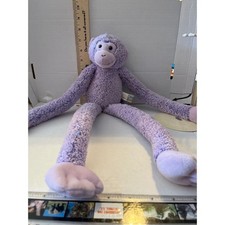 Animal Alley Purple Monkey Plush Long Limbs Vintage 2000 Toys R Us Lavender 20in