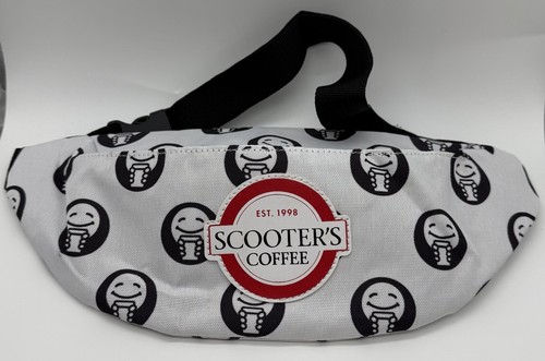 Scooter's Kaffee Smiley Bild Holding Cup Bauchtasche Hüfttasche SELTENER ARTIKEL
