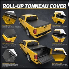 6ft Roll Up Tonneau Cover For 1993-04 Ford Ranger Flaresidestepside Truck New