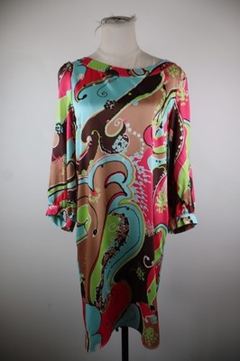 EMME MARELLA KLEID DAMENKLEID GR. 42 DAMEN CASUAL VINTAGE KLEID LANGARM