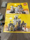 Vintage LEGO Castle 6074 Black Falcon's Fortress Instructions Incomplete Read