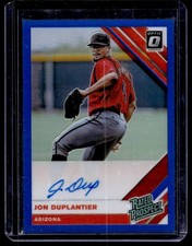 2019 Donruss Optic #RPS-JD Jon Duplantier Rated Prospects Signatures Blue #/75