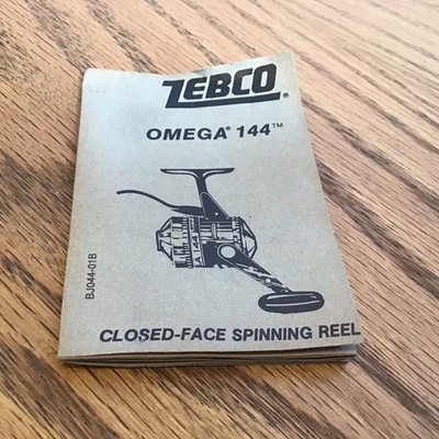 Vintage NOS ? Zebco Omega 144 Trigger Spin. Made In USA. Excellent