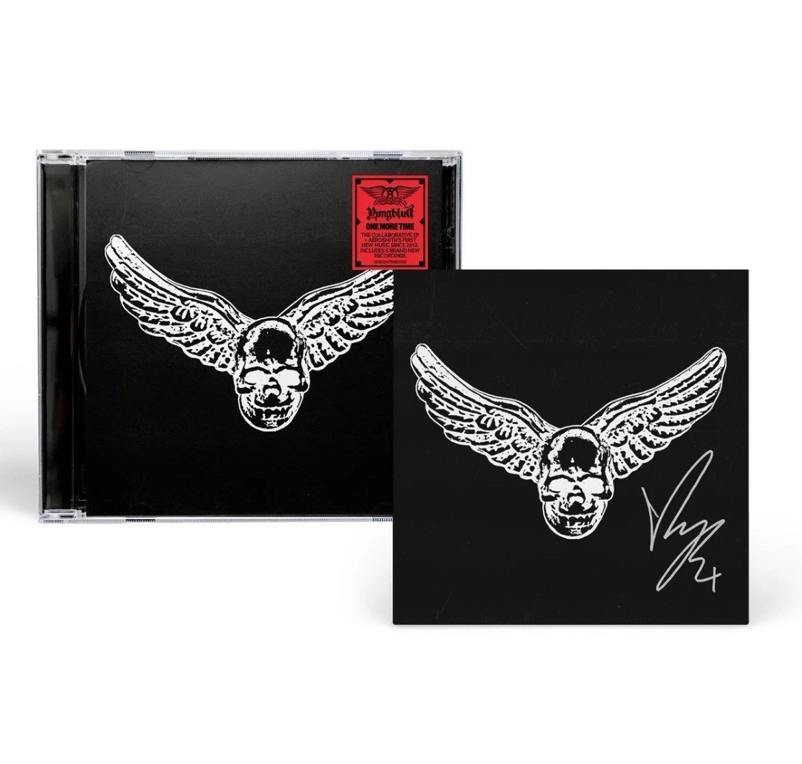 Aerosmith & YUNGBLUD One More Time Limited Signed CD Factory