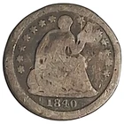 1840-O Seated Liberty Half Dime – New Orleans Mint –U.S. Silver – 935,000 #967