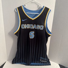 Chicago Sky Angel Reese #5 Nike Explorer Edition Jersey WNBA Womenโs Large NWT