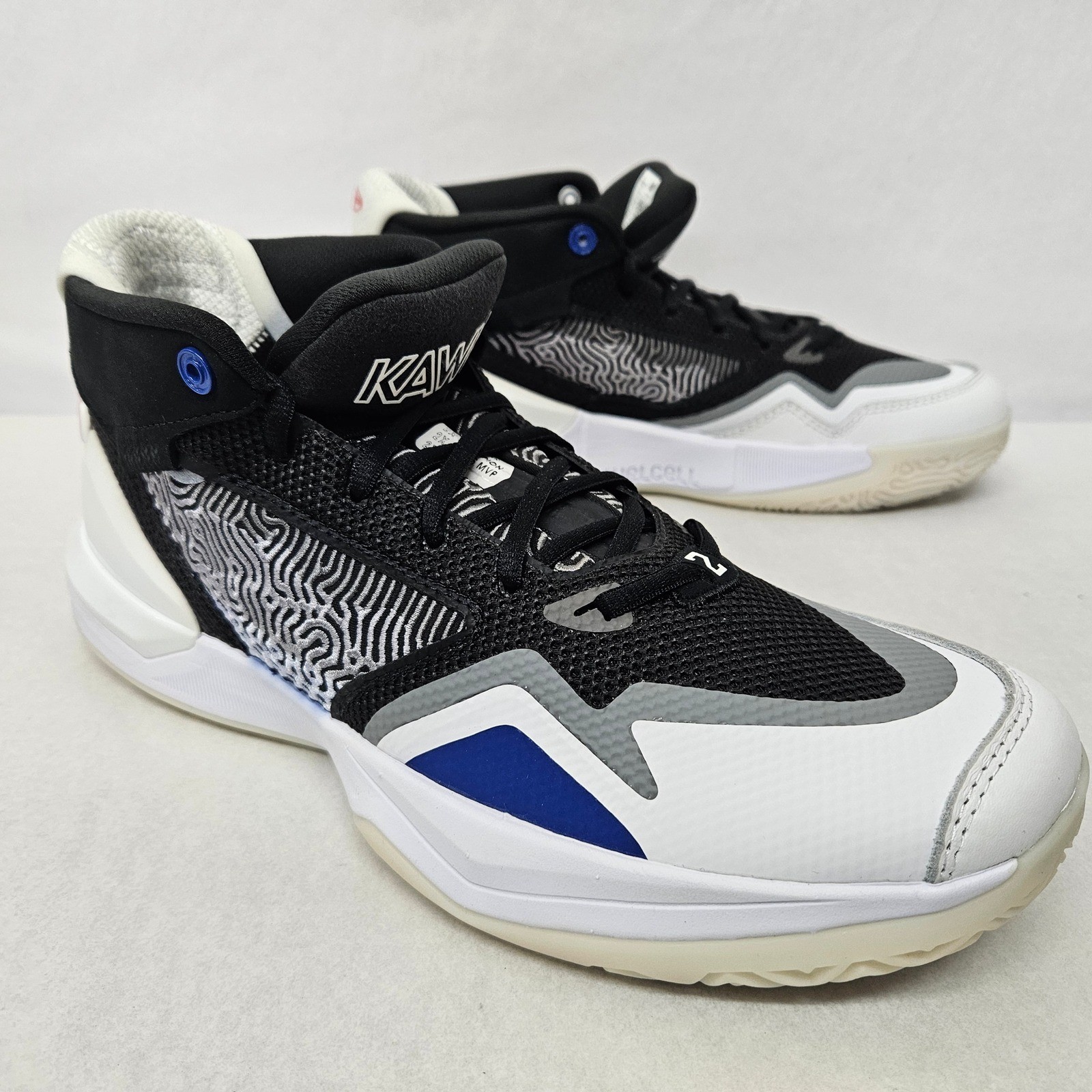 Bbklsca1 Black White Men's Size 10