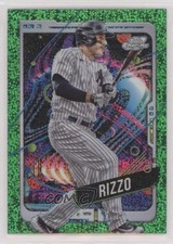 2024 Topps Cosmic Chrome Green Space Dust Refractor /75 Anthony Rizzo #118 0us8