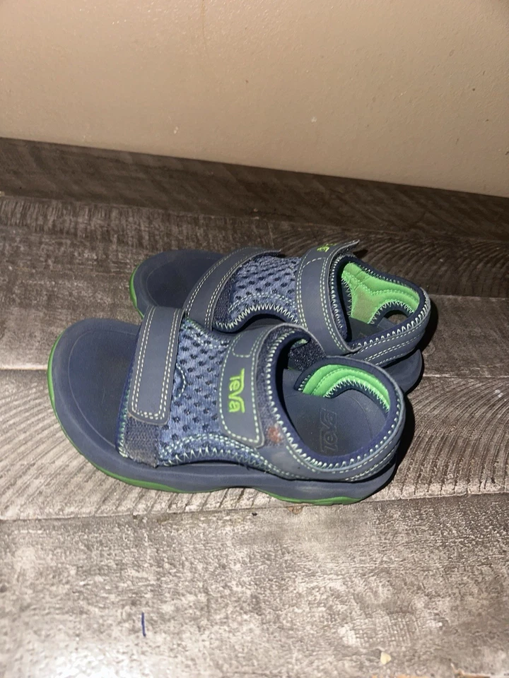 Little Kids Teva Psyclone XLT 1019538 Blue Outdoor Sandals Shoes Size 11 C - Image 2 of 4